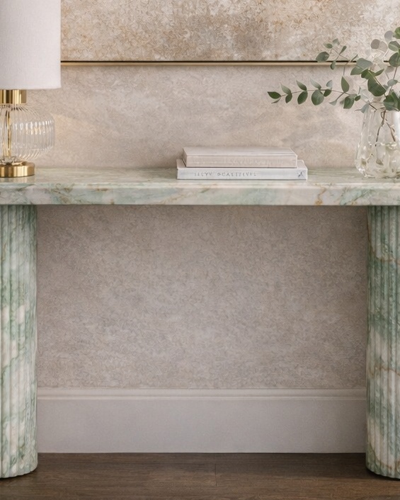 Vertico Fluted Console Table - View 2