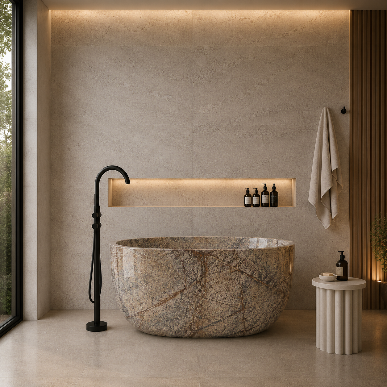 Terra Luxe Stone Tub - View 1