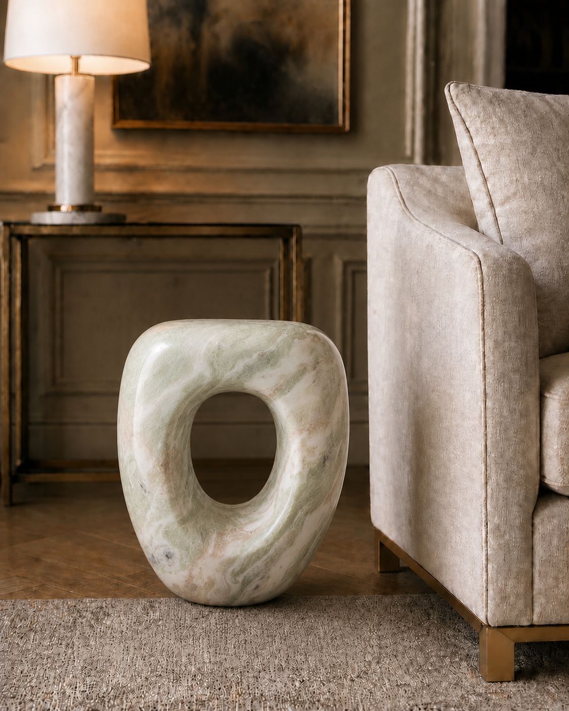 Oval Art Piece