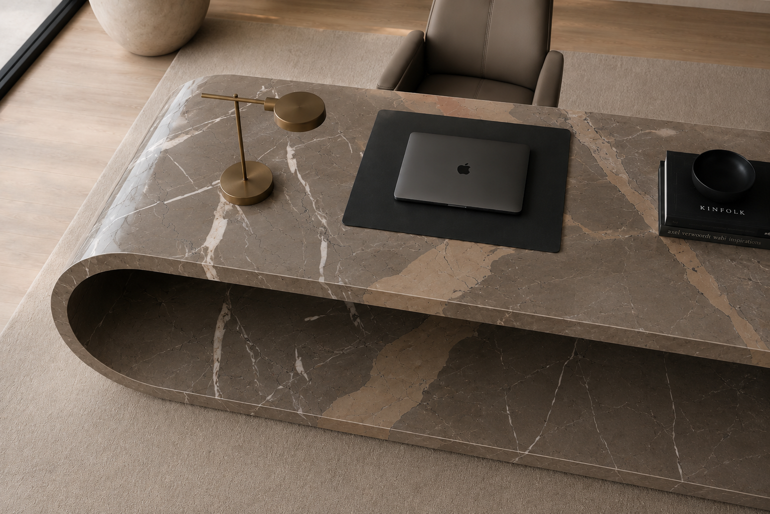 Elysian Curve Desk - View 3