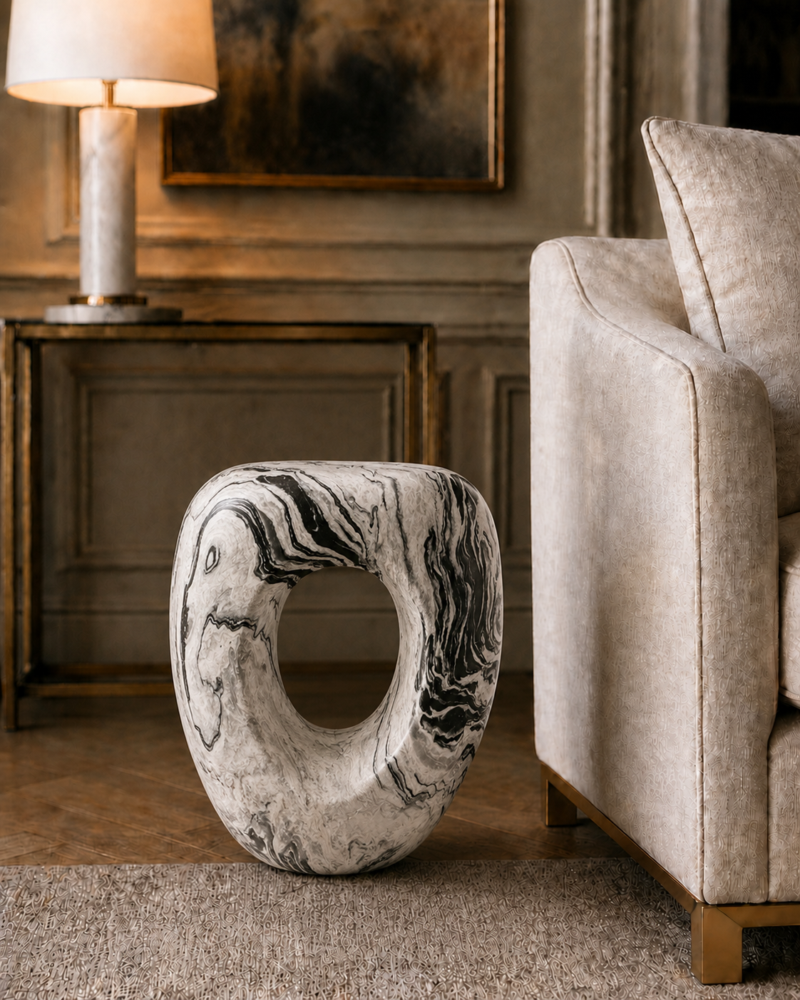 Oval Art Piece