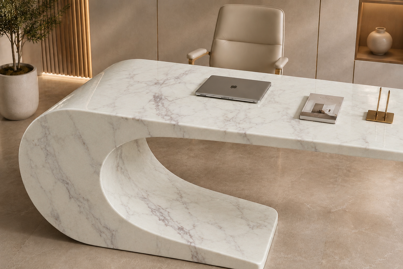 Cantilever Loop Desk - View 3