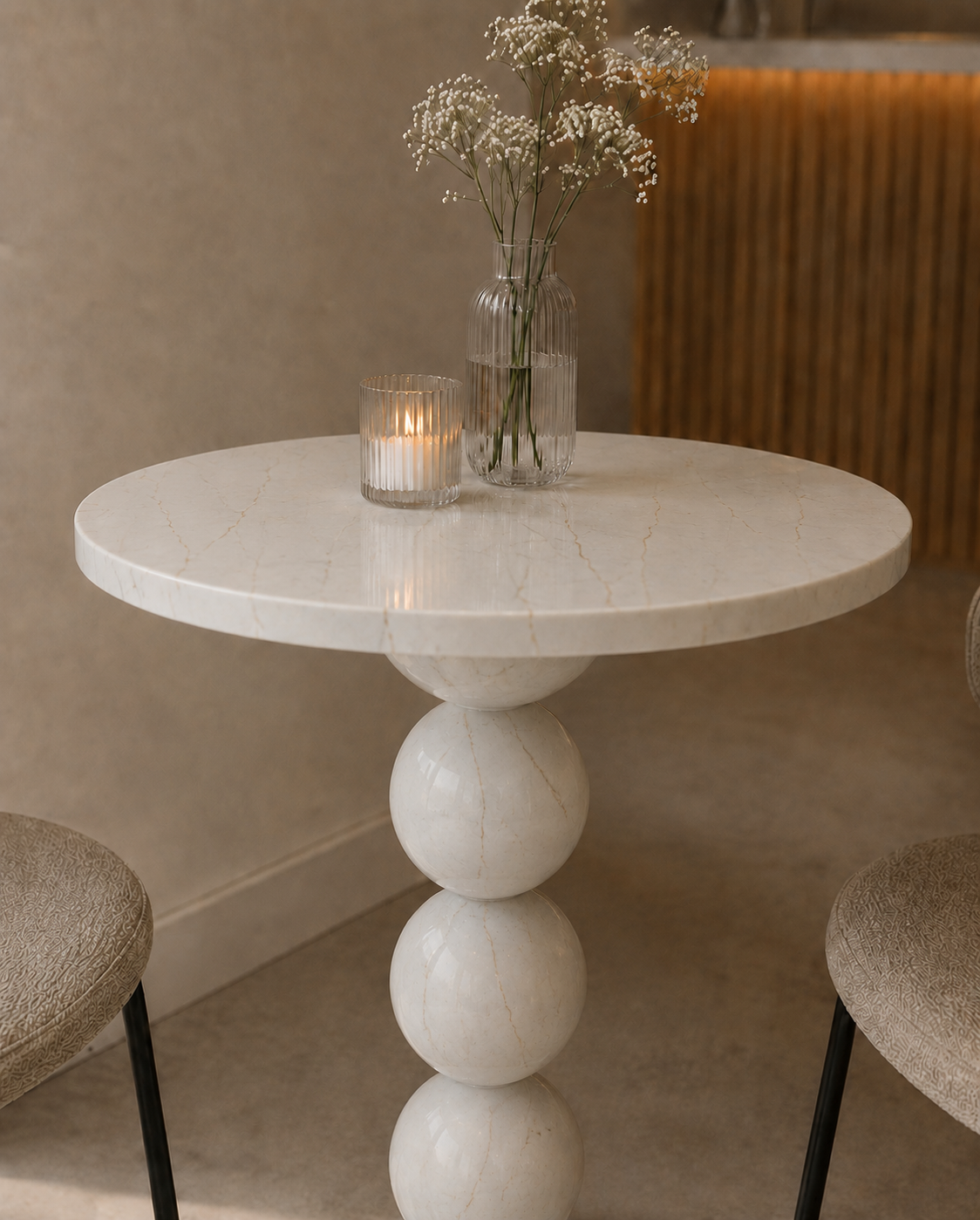 Sphere Column Bistro Table - View 3
