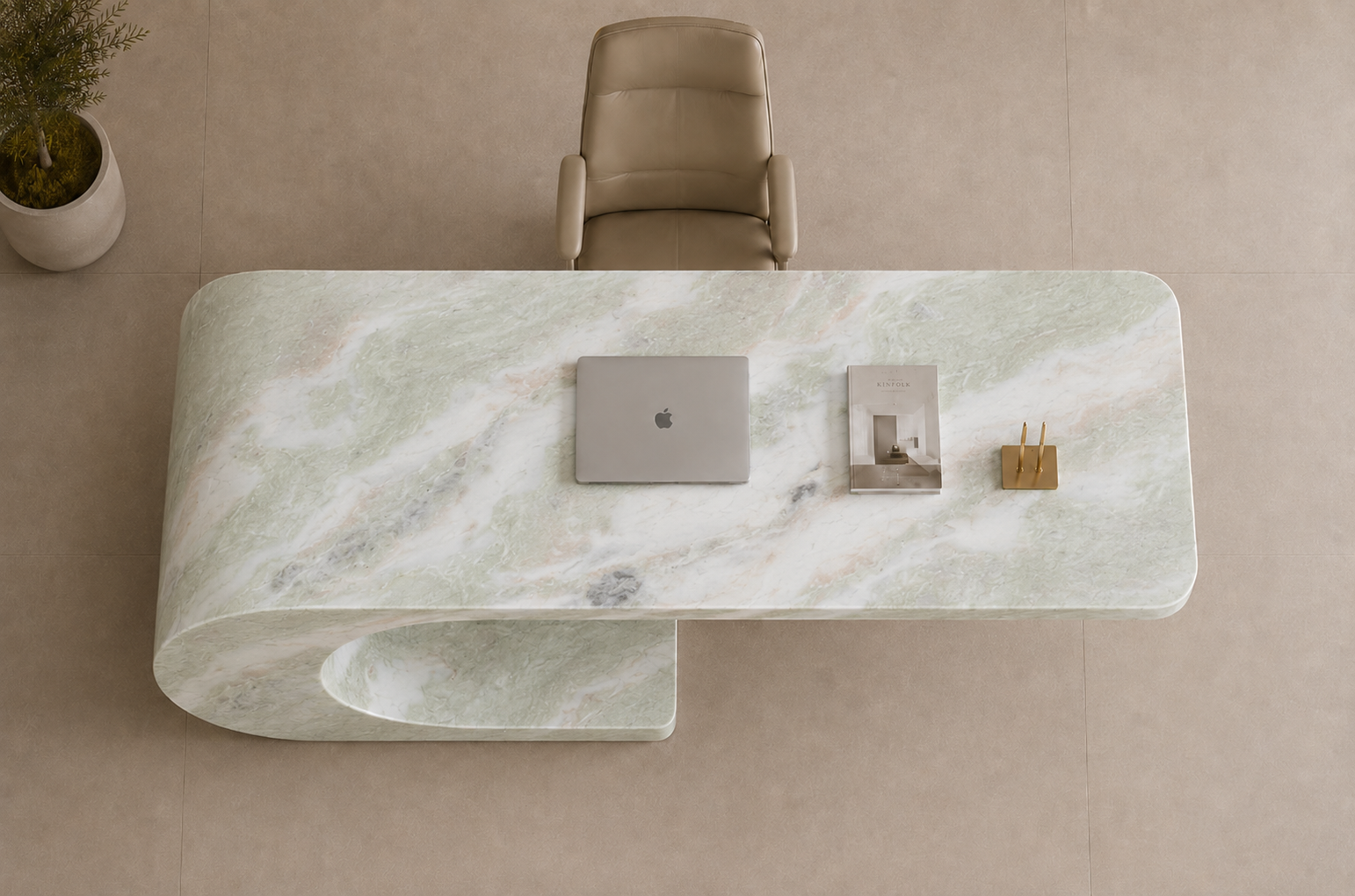 Cantilever Loop Desk - View 2