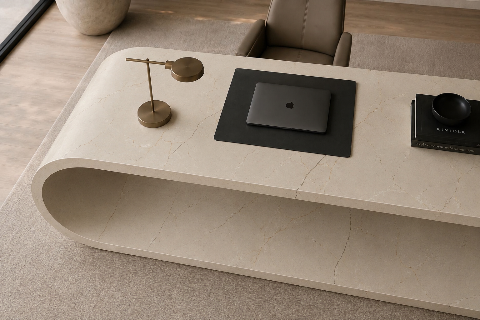 Elysian Curve Desk - View 3