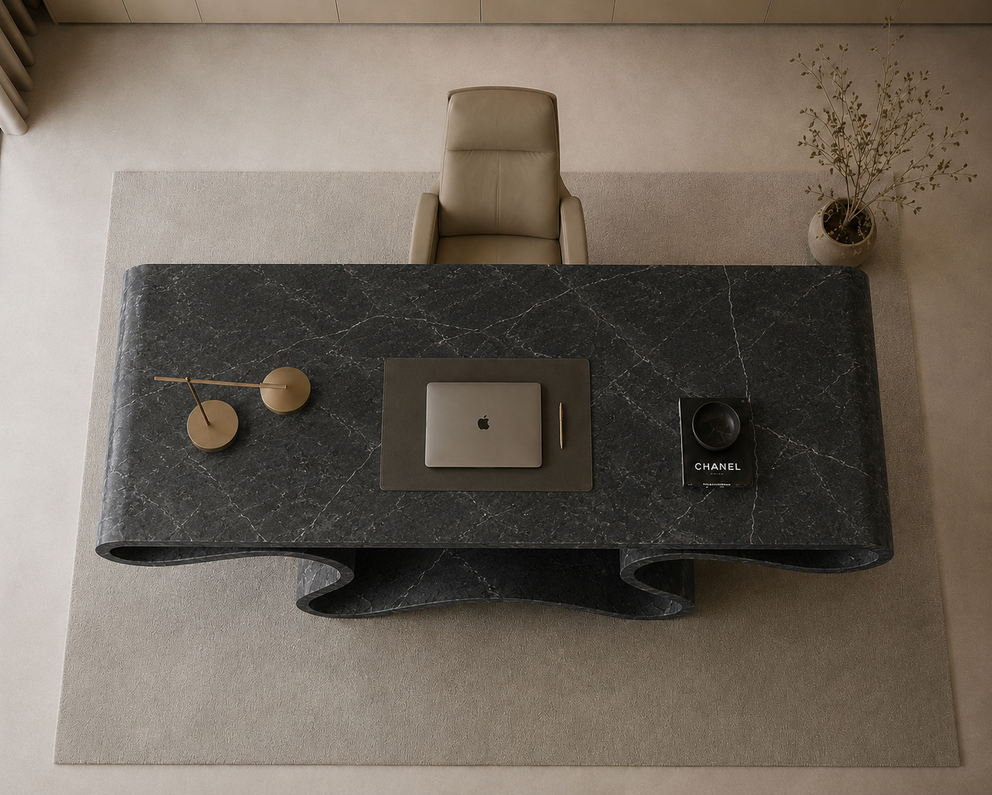 Orvelle Waveform Desk - View 2