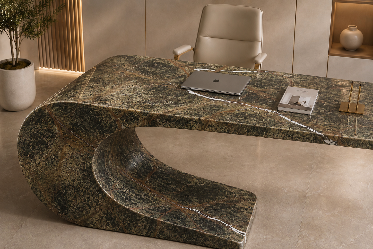 Cantilever Loop Desk - View 2