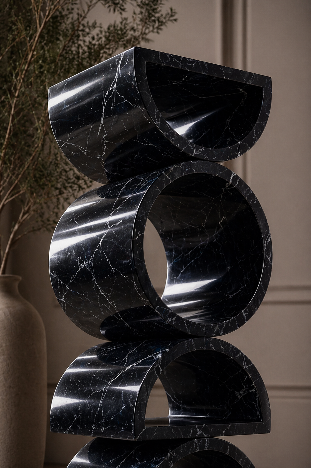 Canyon Ring Stack - Nero Imperia