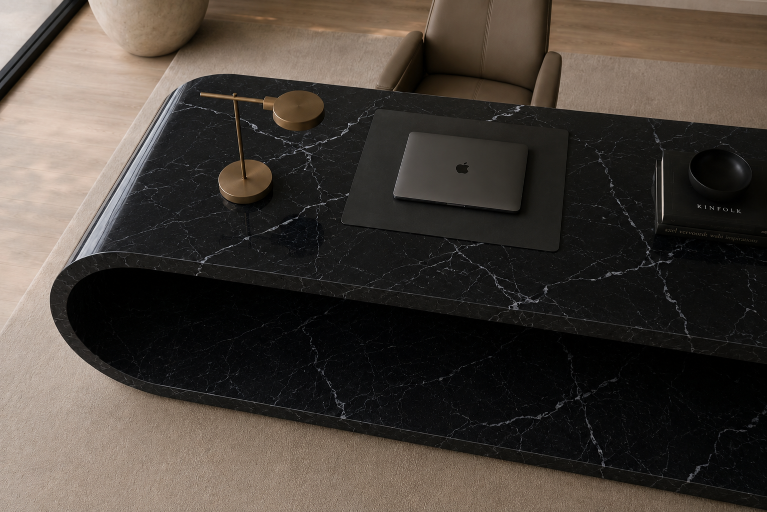 Elysian Curve Desk - View 3