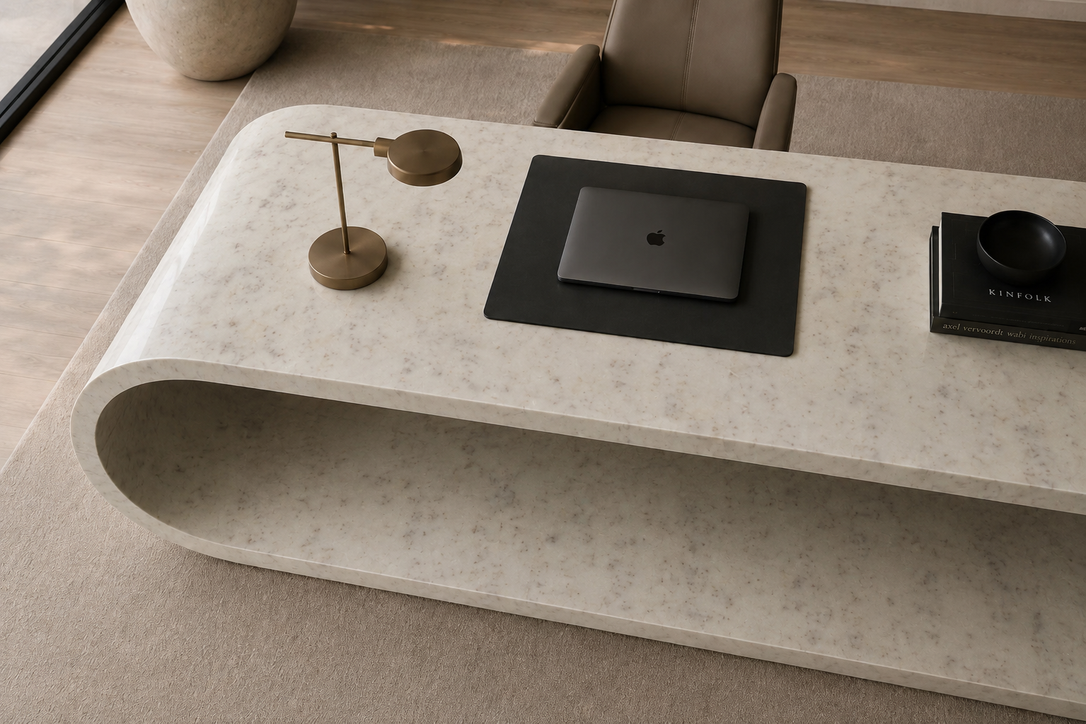 Elysian Curve Desk - View 3