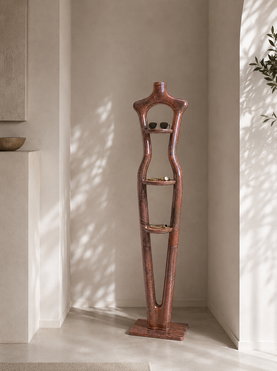 Terracotta Veil Display Tower - View 1