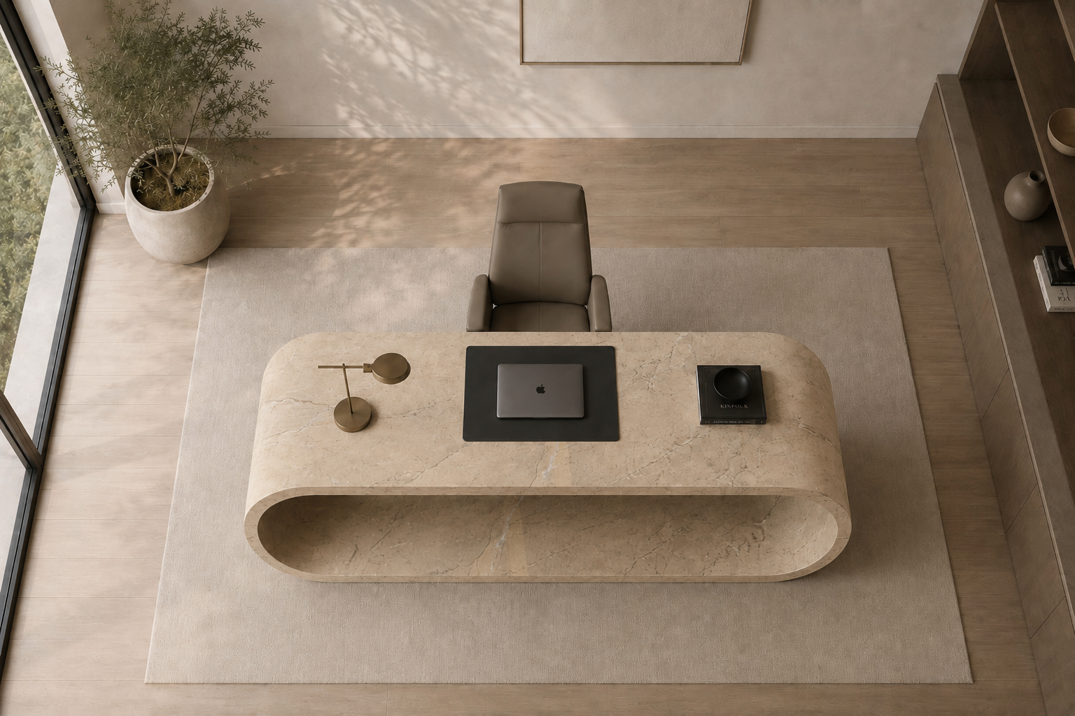 Elysian Curve Desk - View 1