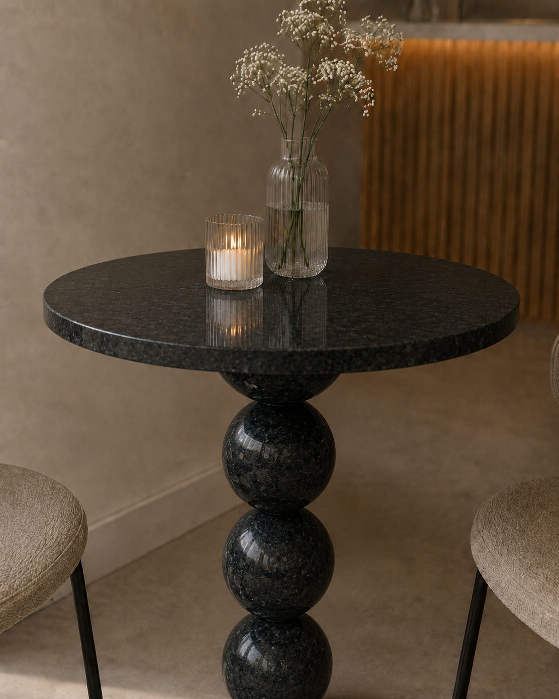 Sphere Column Bistro Table - View 3