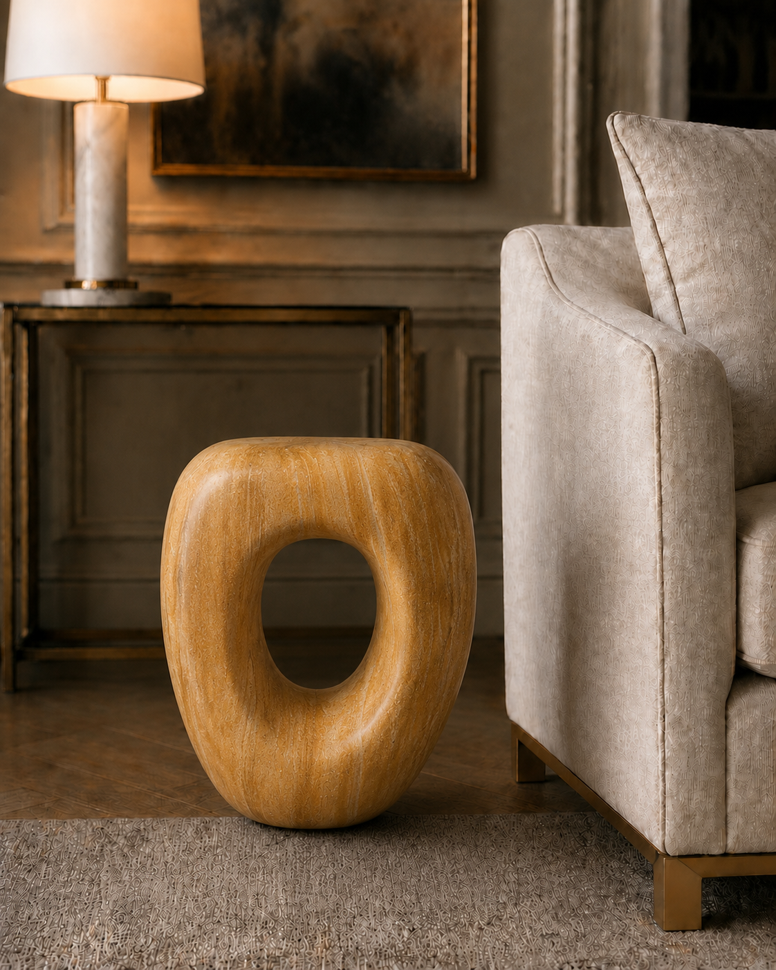 Oval Art Piece