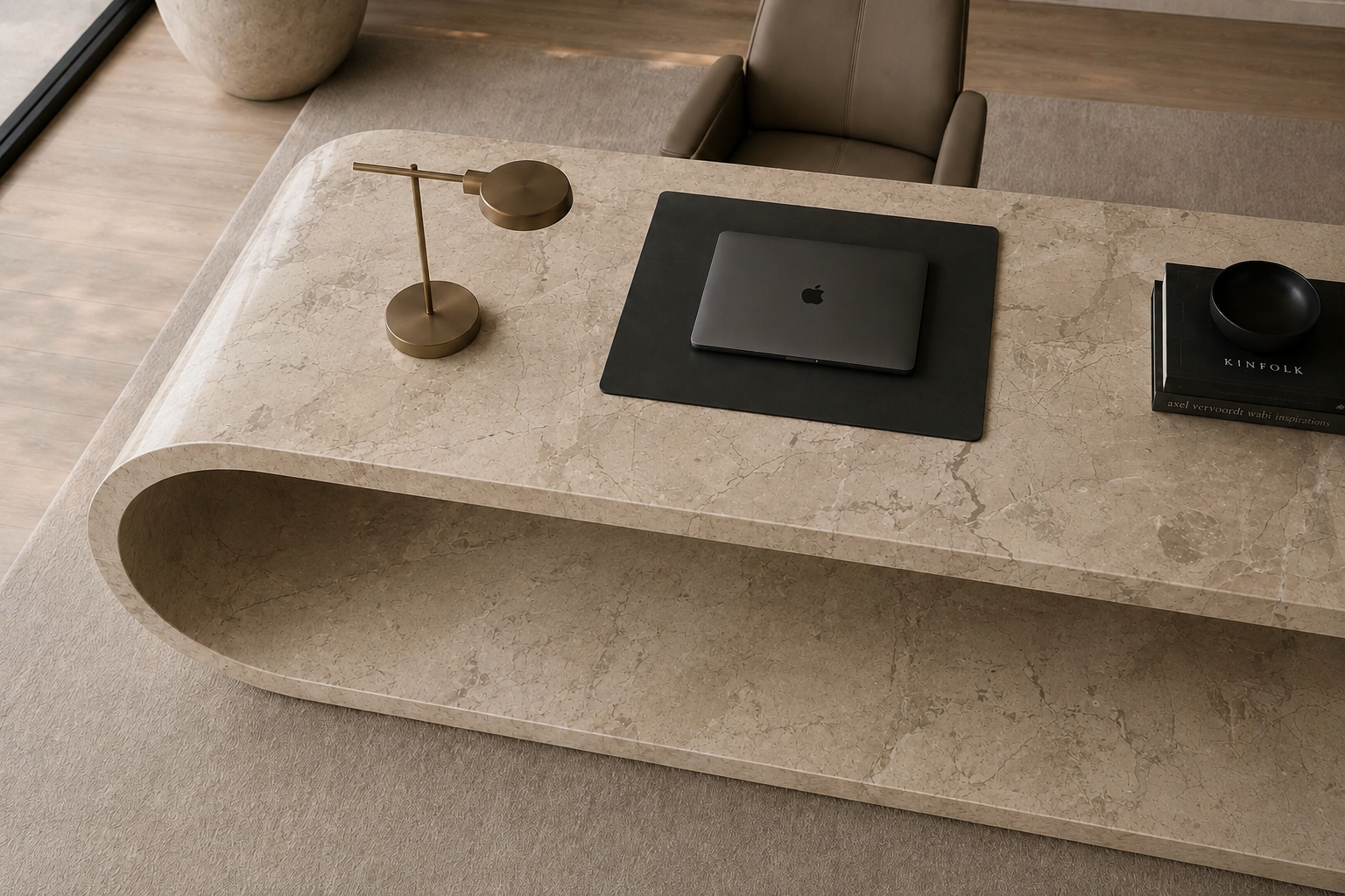 Elysian Curve Desk - View 3