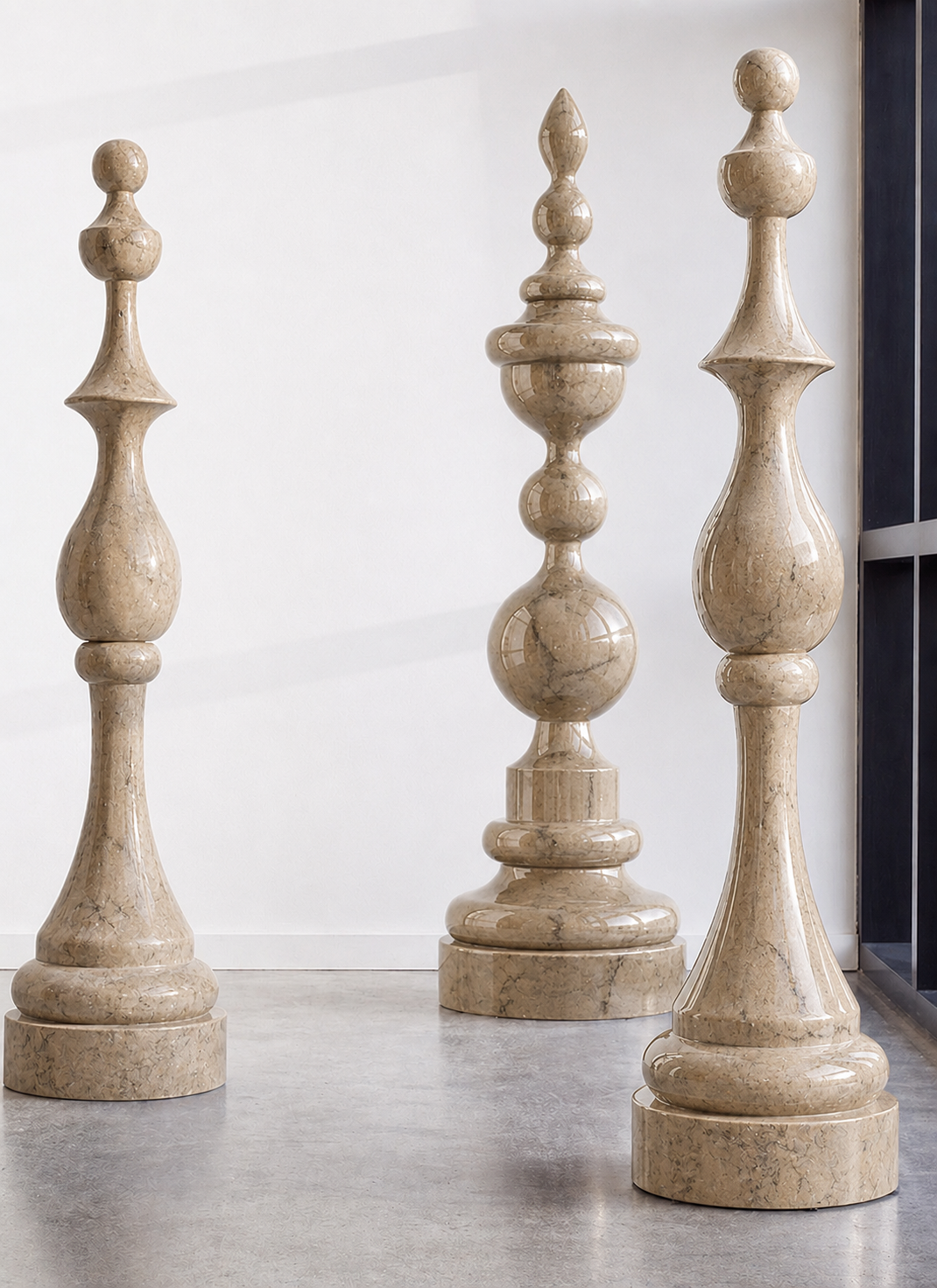 Canyon Crest Obelisk Set - Beige Romano