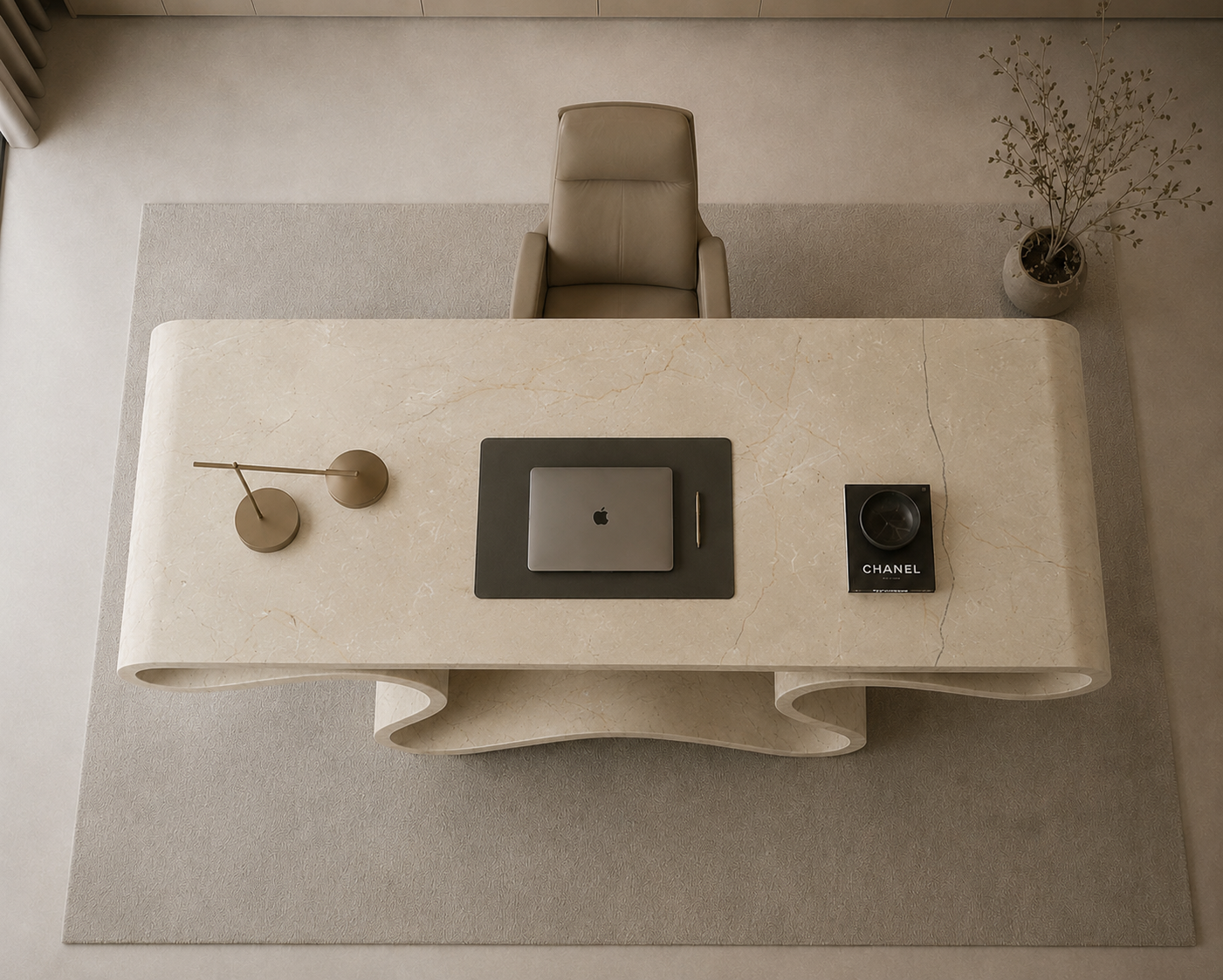Orvelle Waveform Desk - View 2