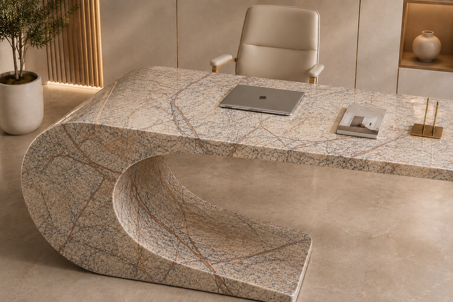 Cantilever Loop Desk - View 3