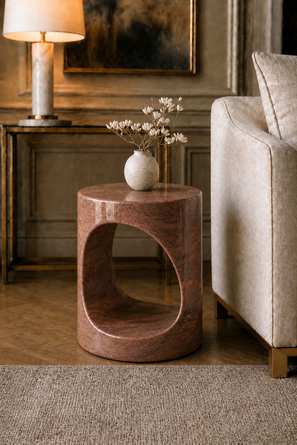 Portico Side Table - Desert Crown