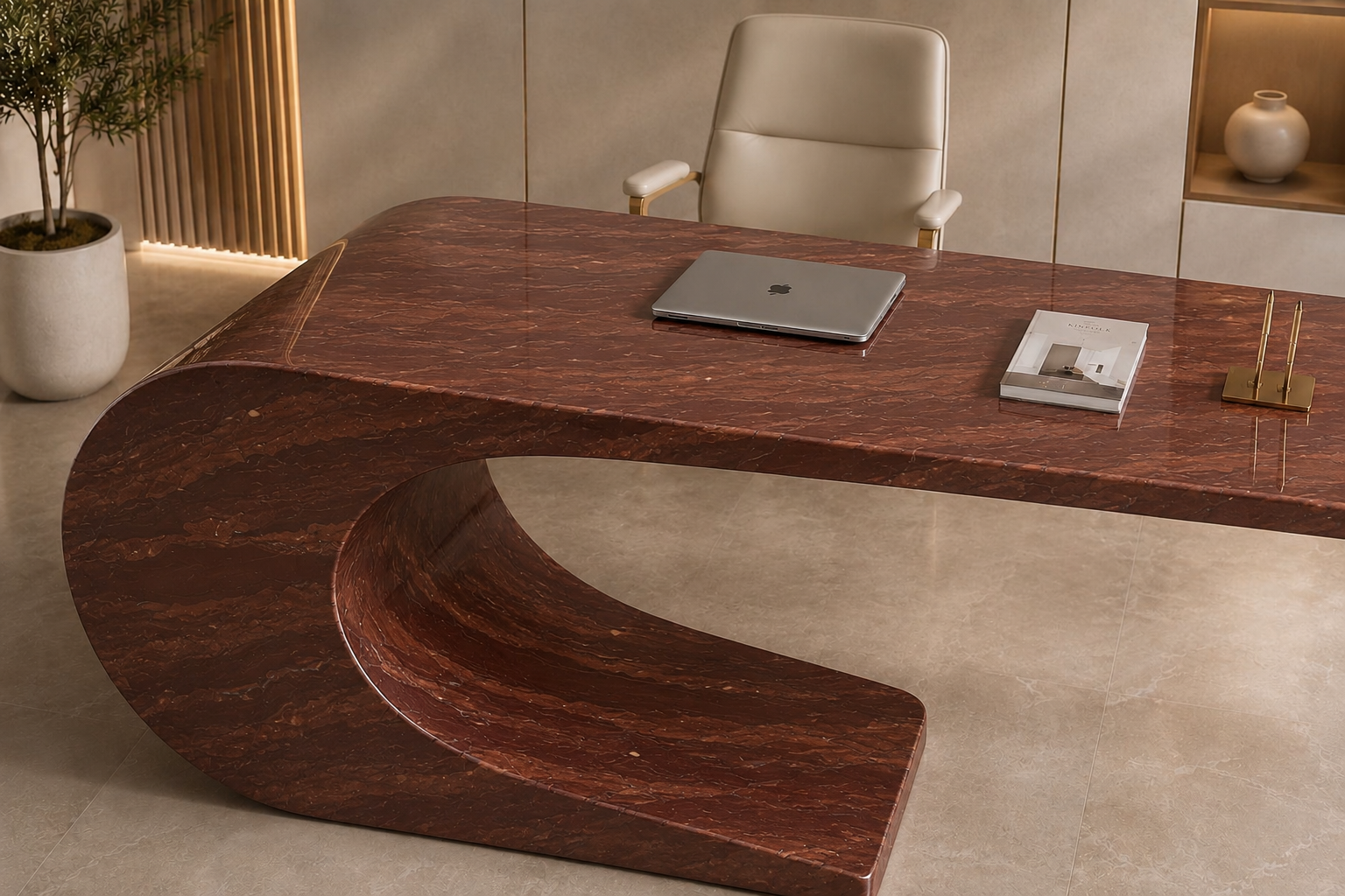 Cantilever Loop Desk - View 3