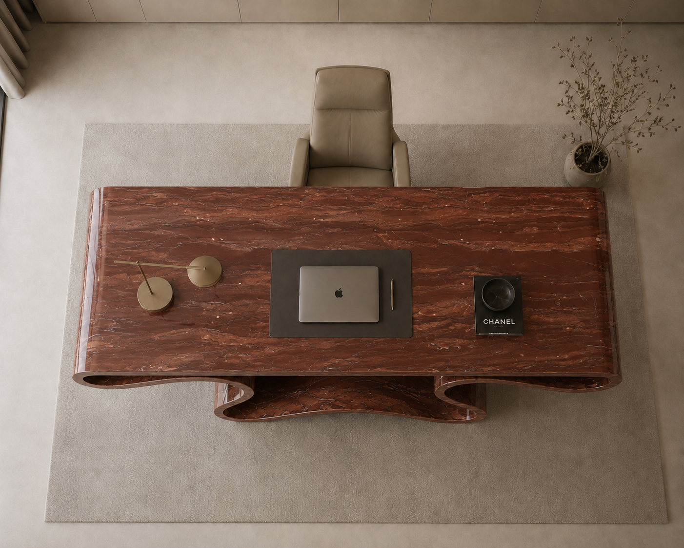 Orvelle Waveform Desk - View 2