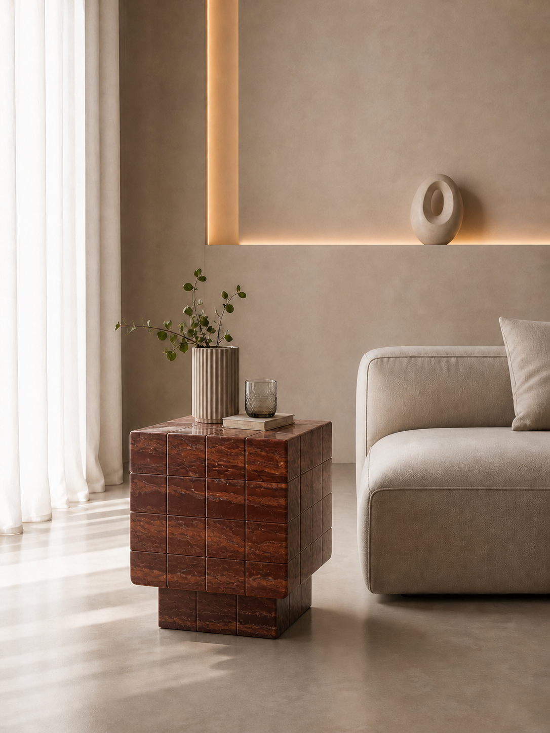 Cubrixa Side Table - View 3