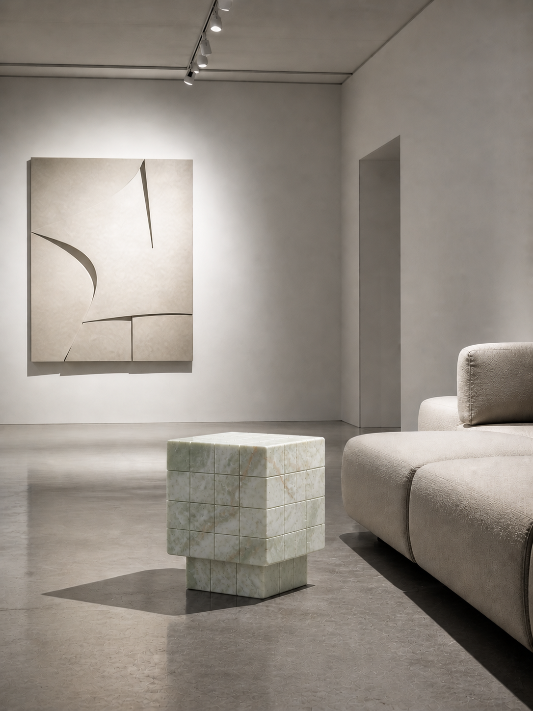 Cubrixa Side Table - View 1