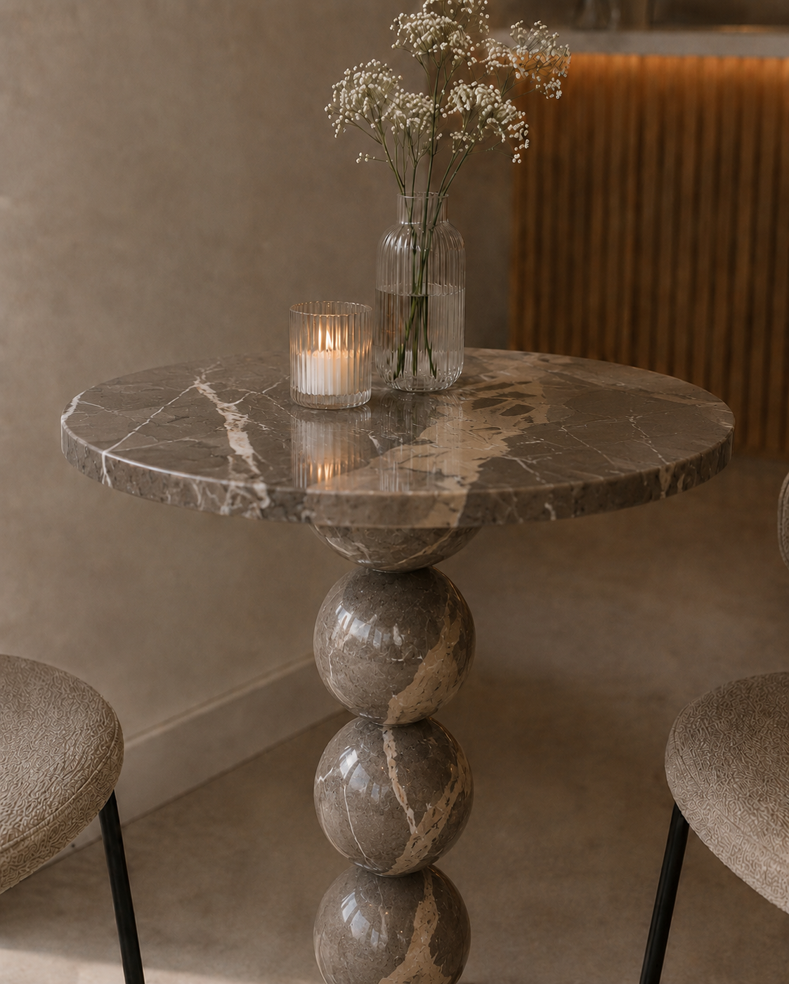 Sphere Column Bistro Table - View 3