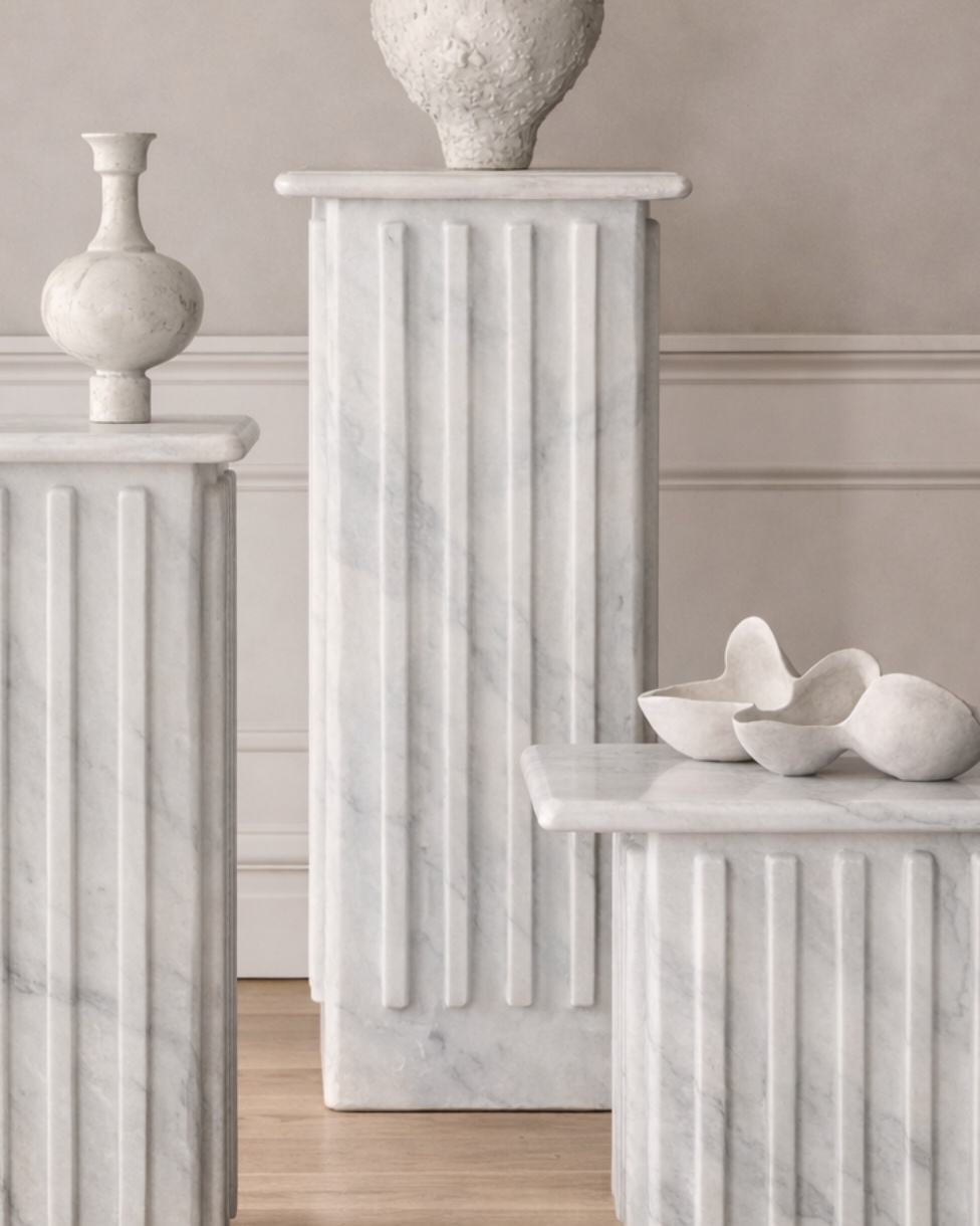 Roman Veil Pedestal Set - View 4