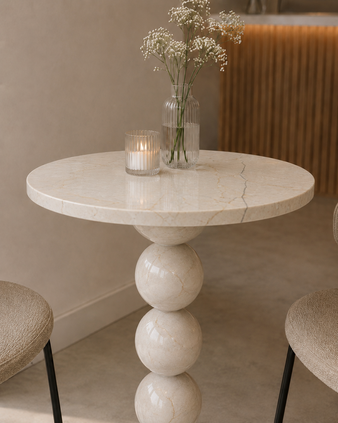 Sphere Column Bistro Table - View 3