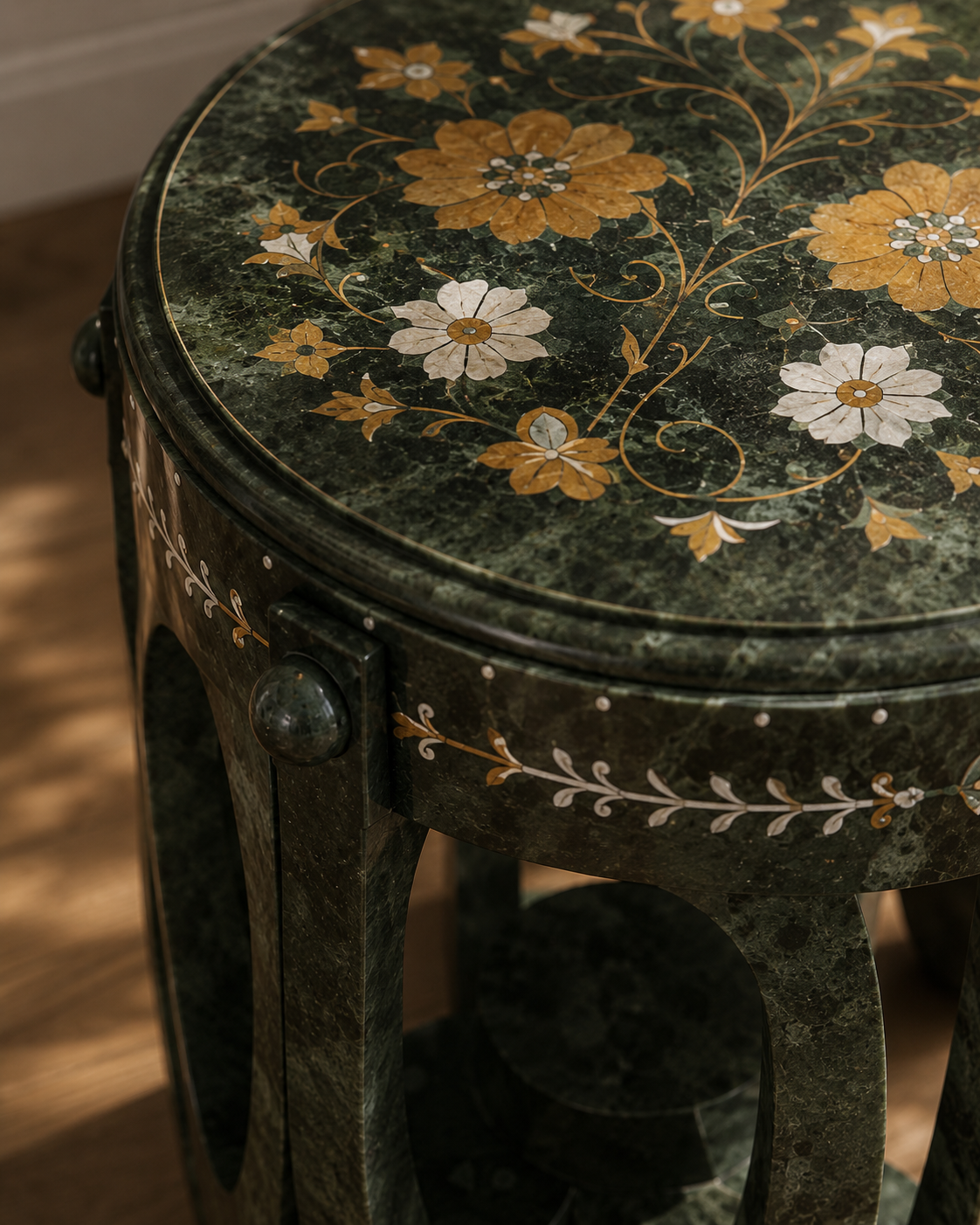 Ivory Bloom Side Table - View 3