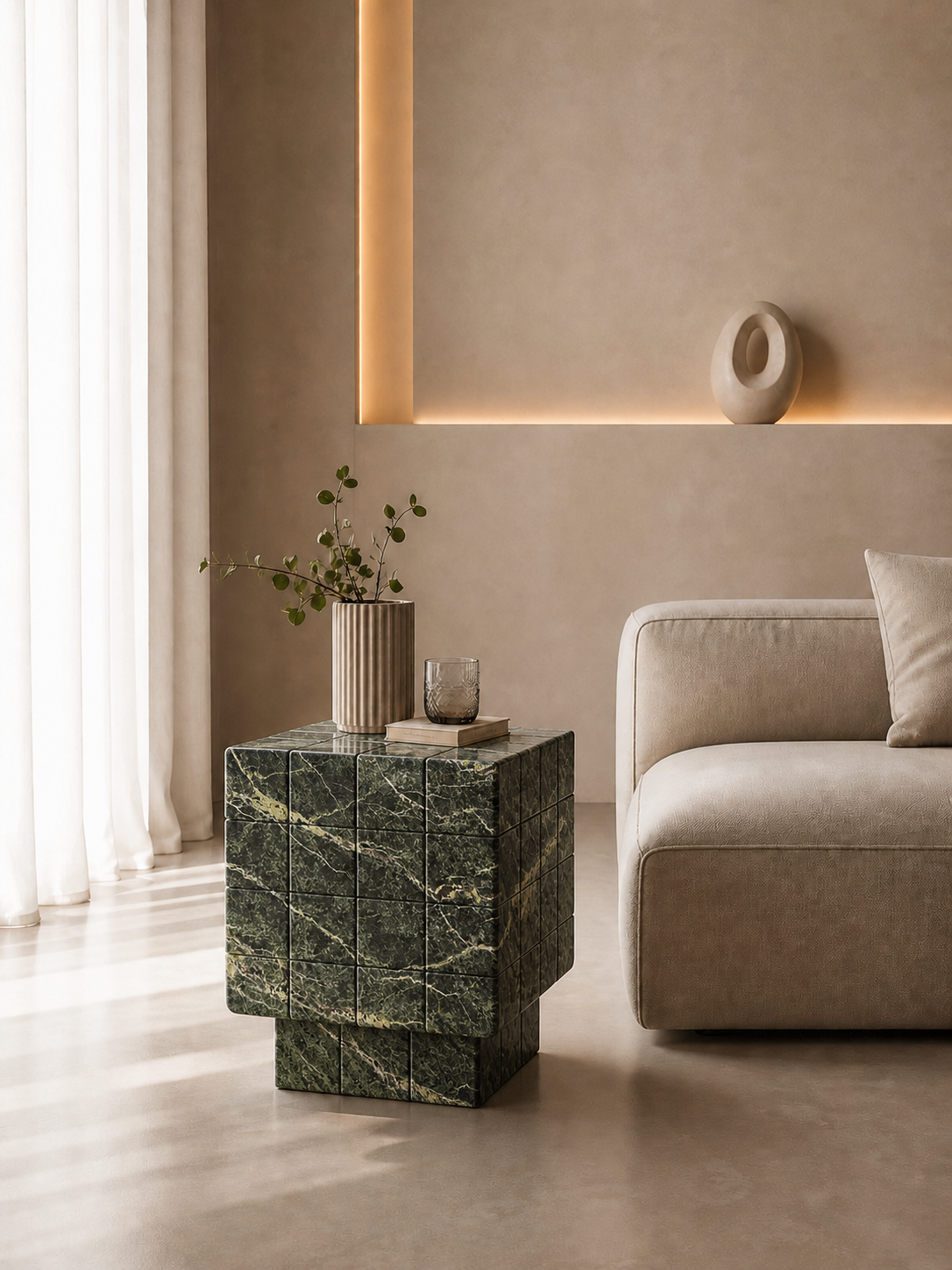 Cubrixa Side Table - View 3