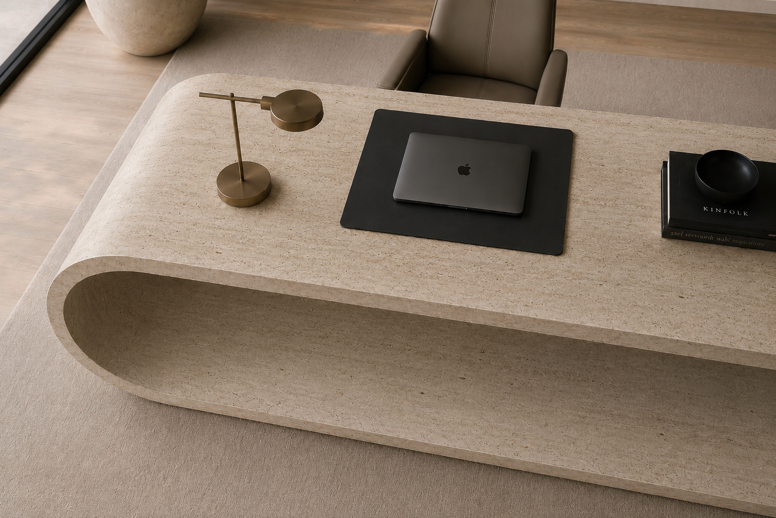 Elysian Curve Desk - View 3