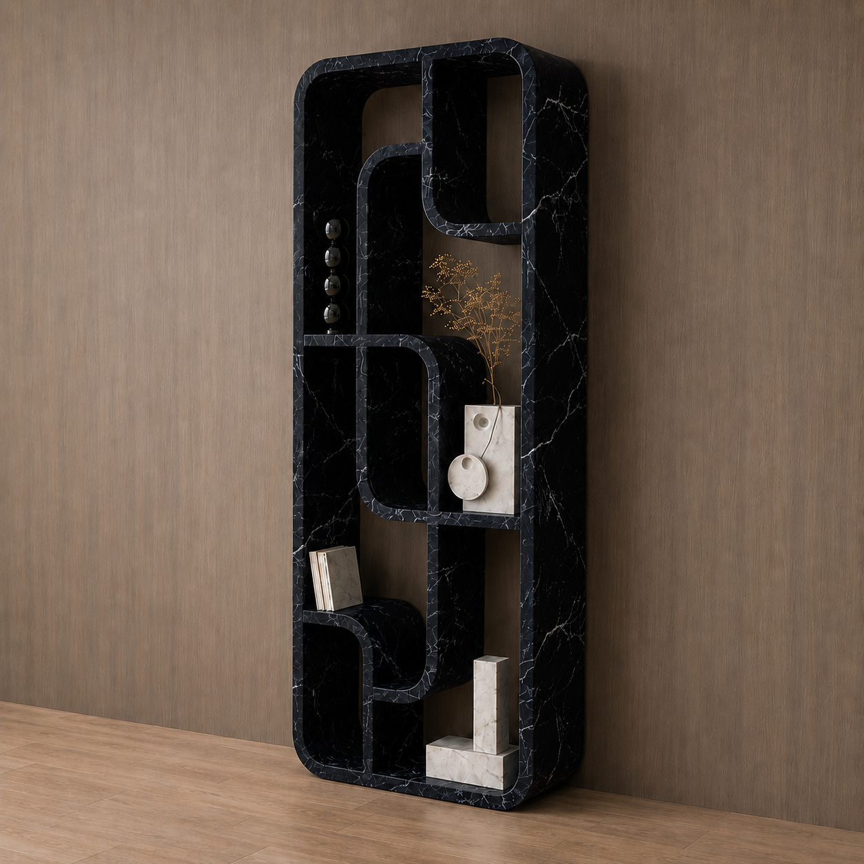 Noir Path Bookshelf - Nero Imperia