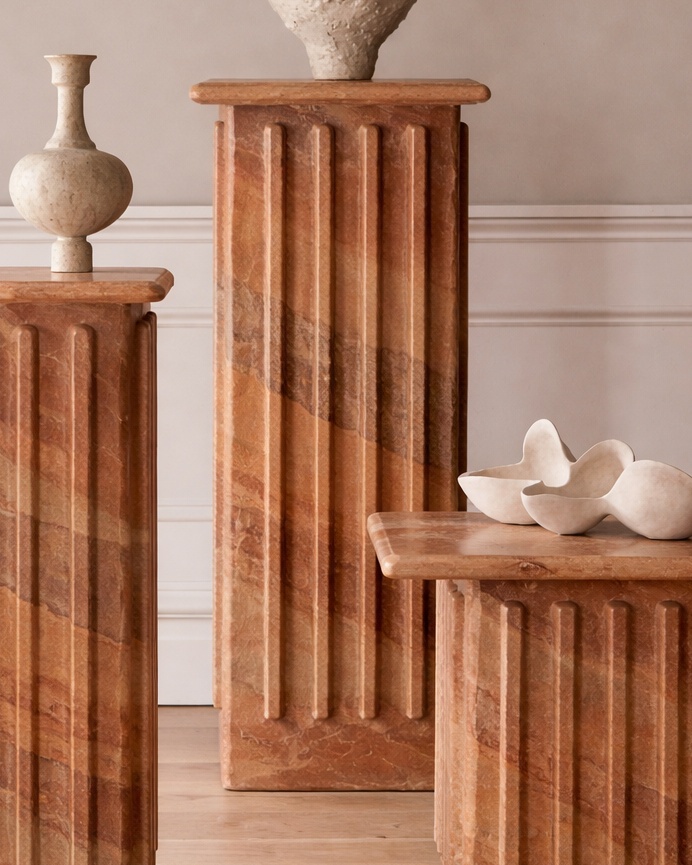 Roman Veil Pedestal Set - View 4