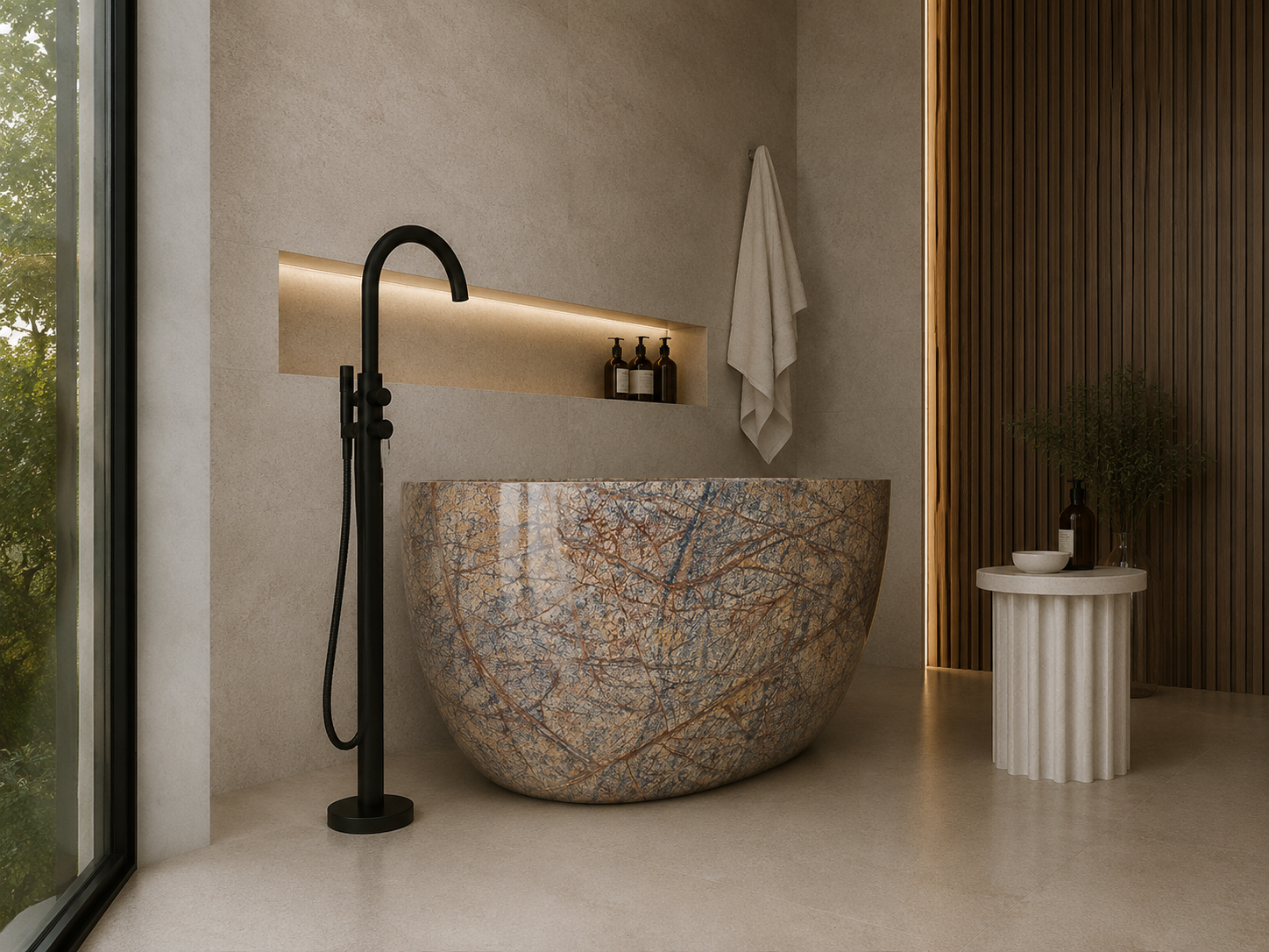 Terra Luxe Stone Tub - View 3