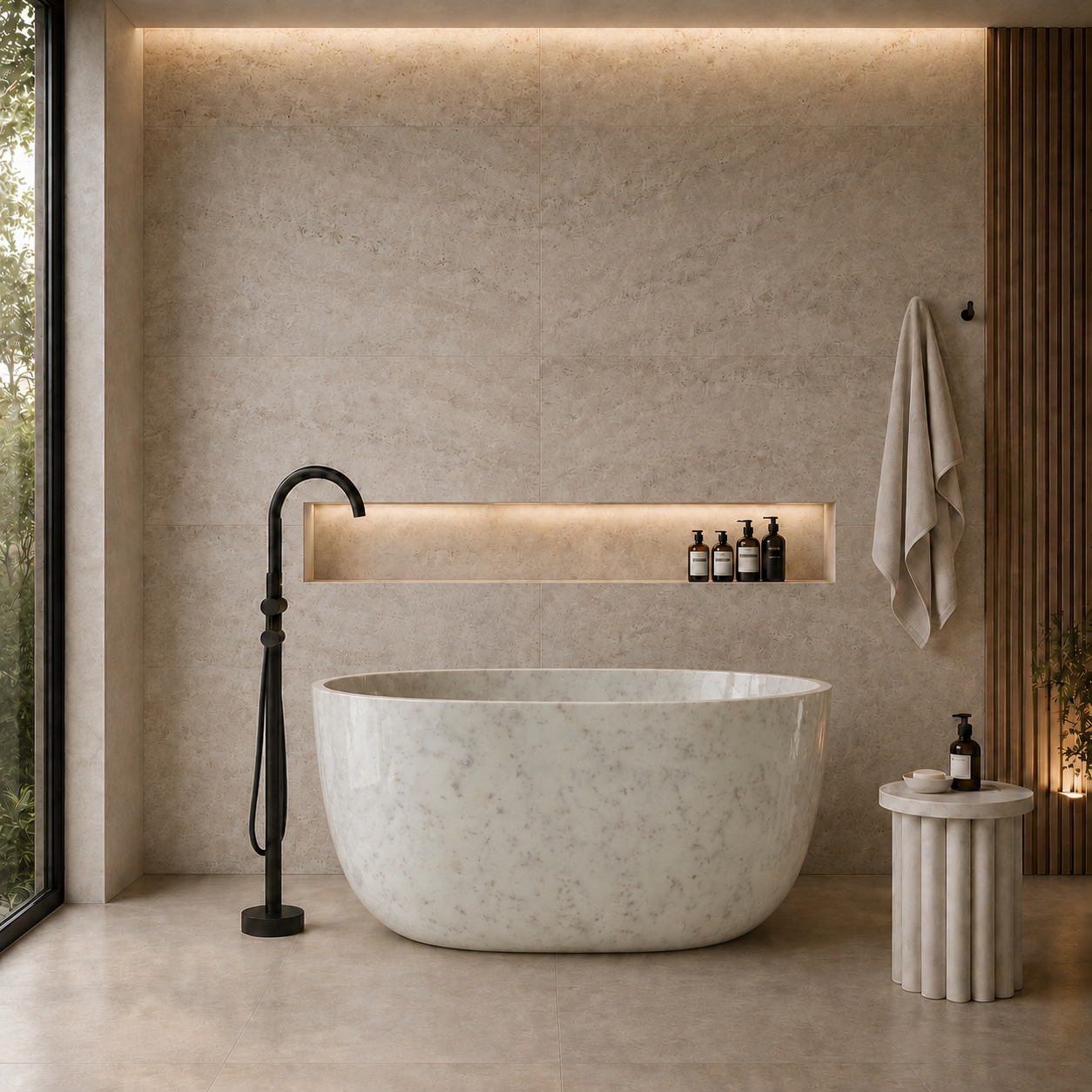 Terra Luxe Stone Tub - View 1