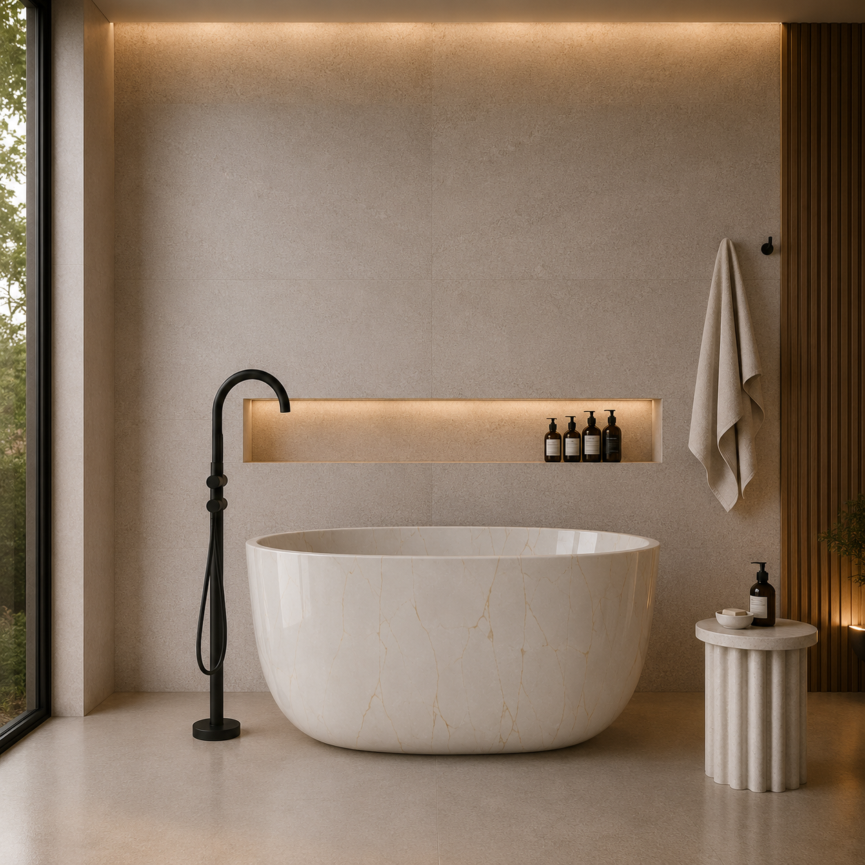 Terra Luxe Stone Tub - View 1