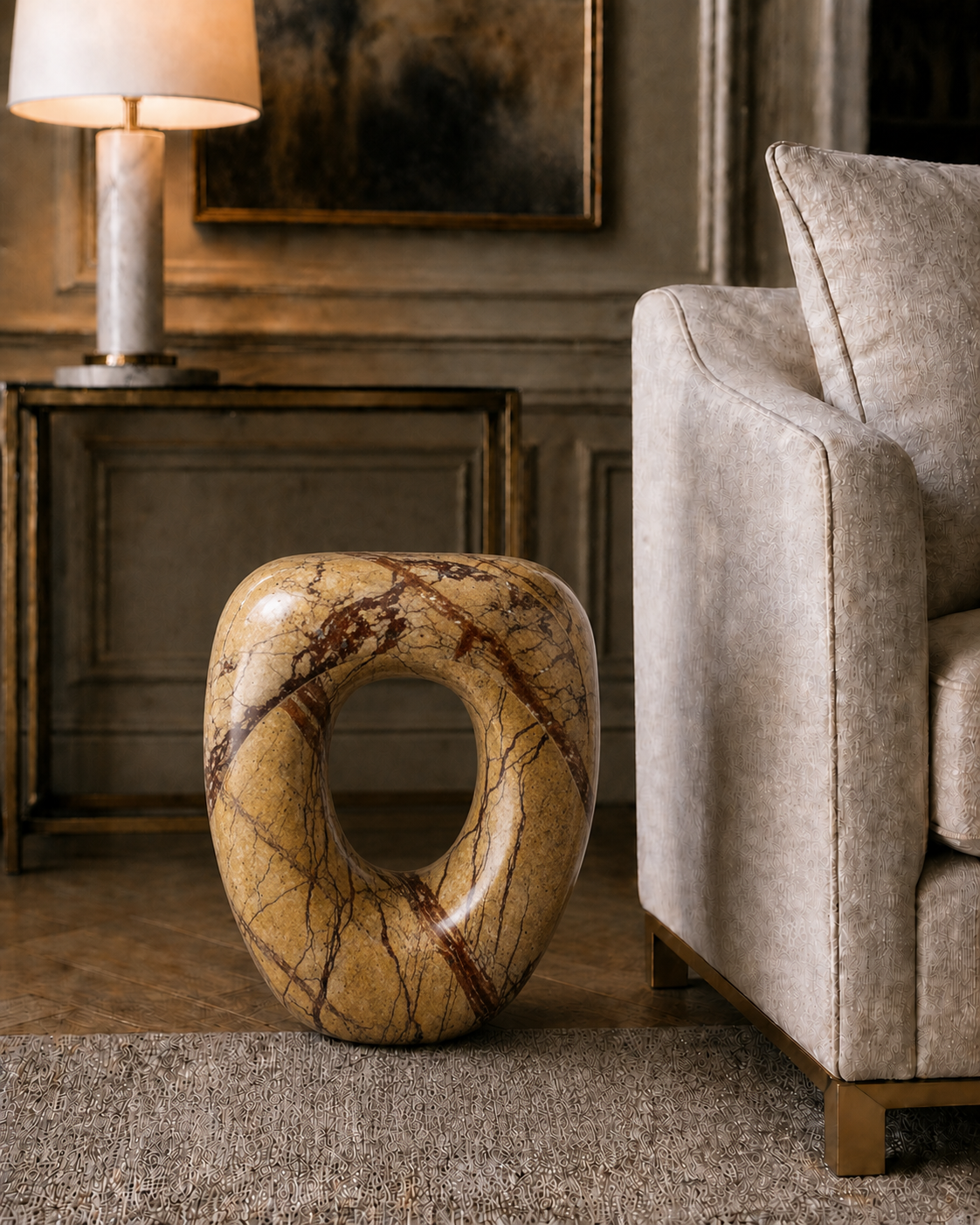 Oval Art Piece