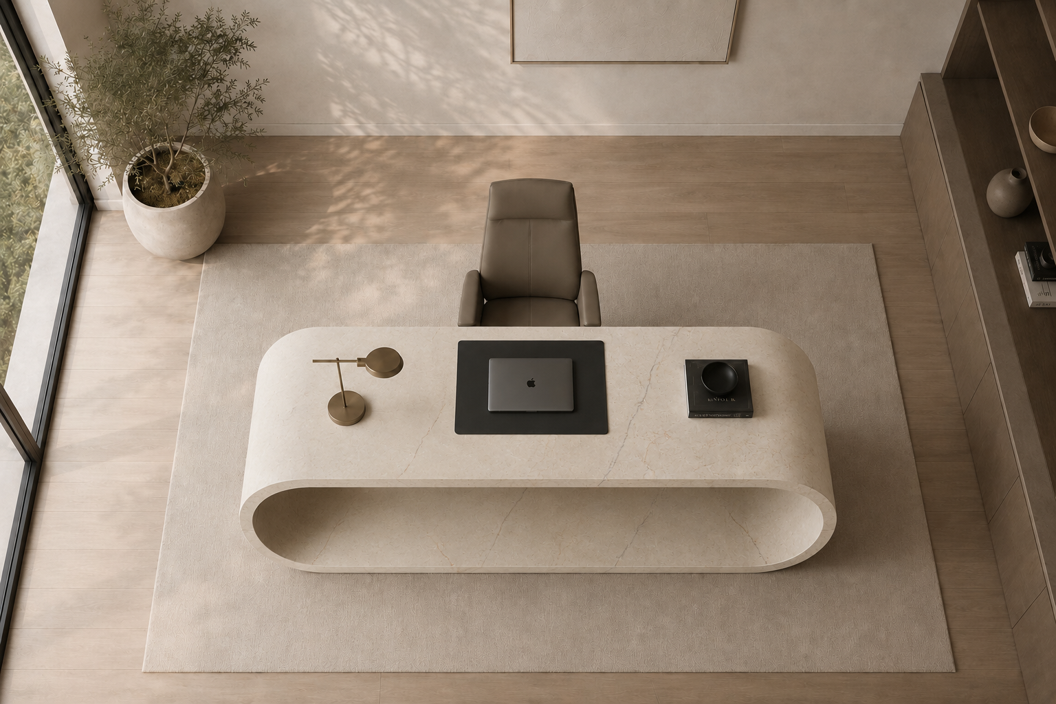 Elysian Curve Desk - View 1