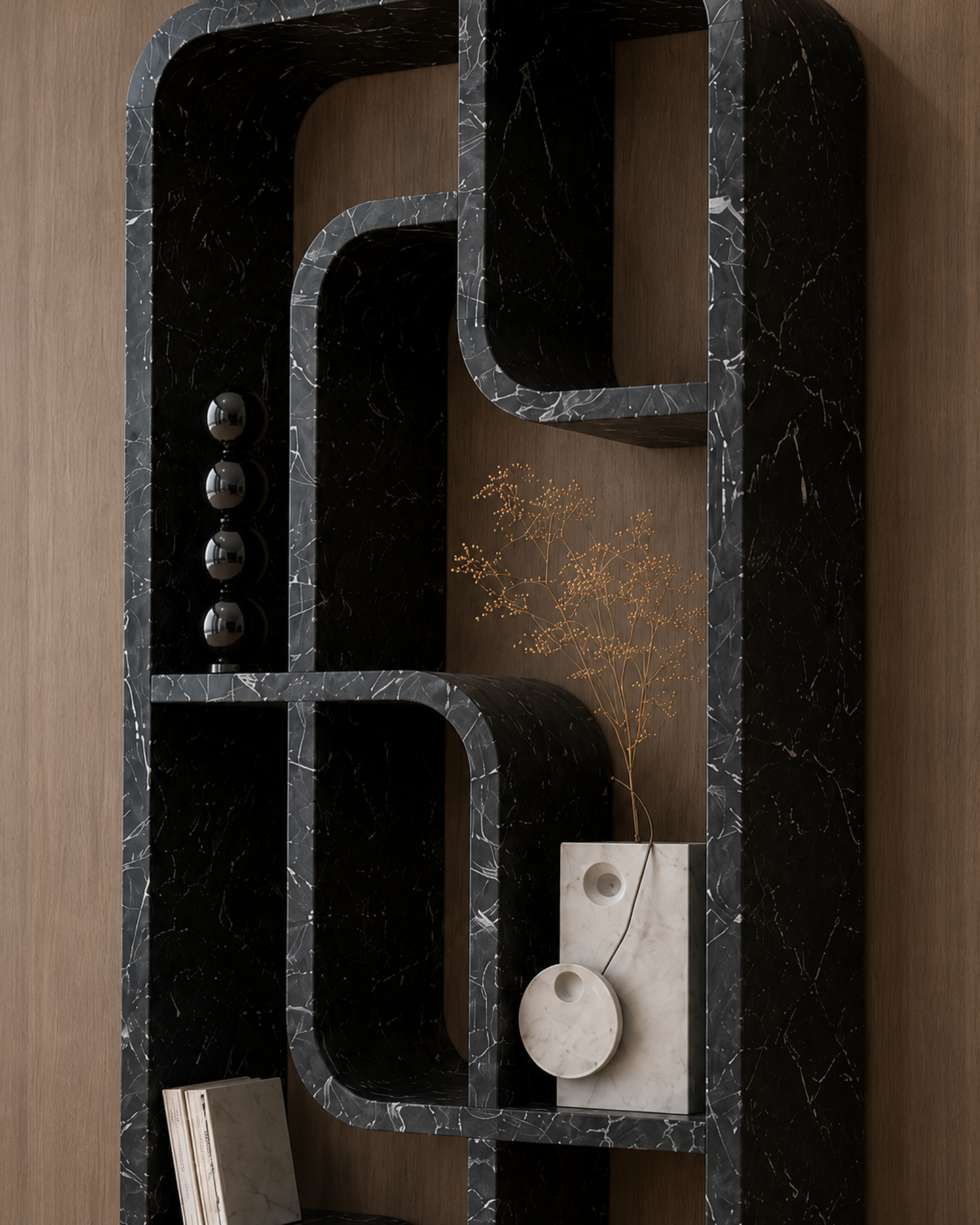 Noir Path Bookshelf - View 3