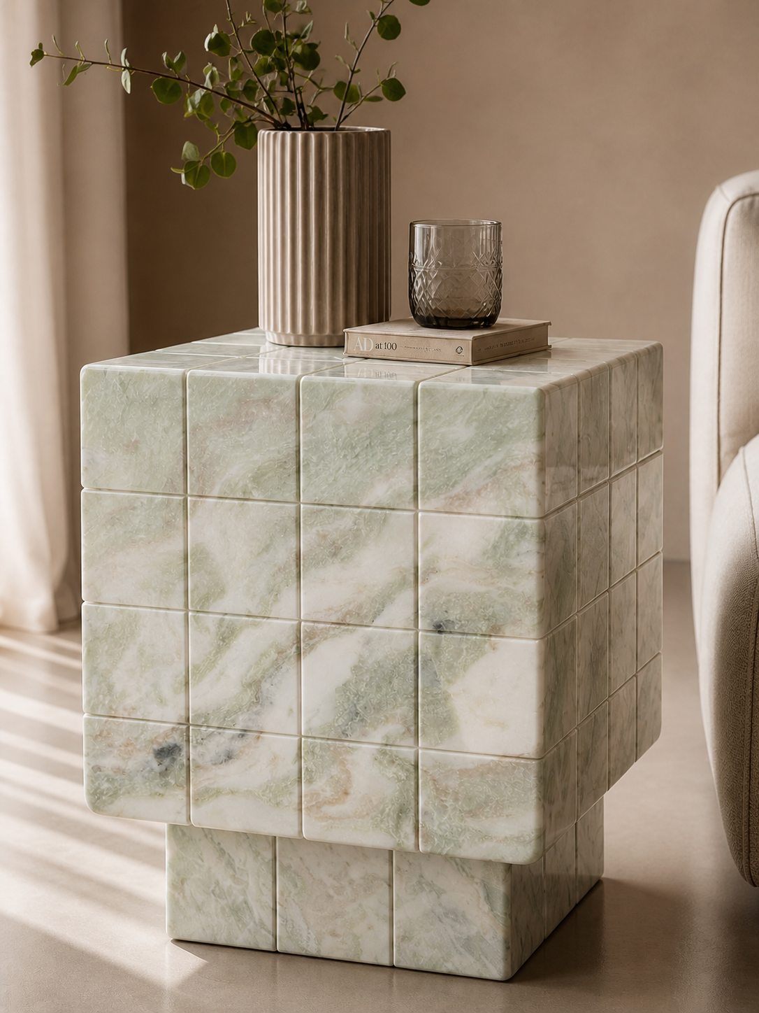 Cubrixa Side Table - View 4
