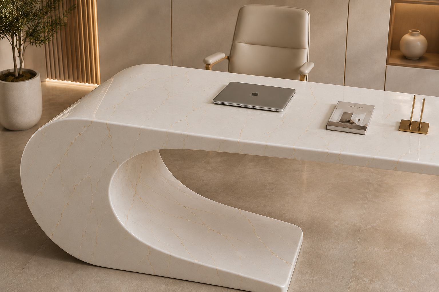 Cantilever Loop Desk - View 3