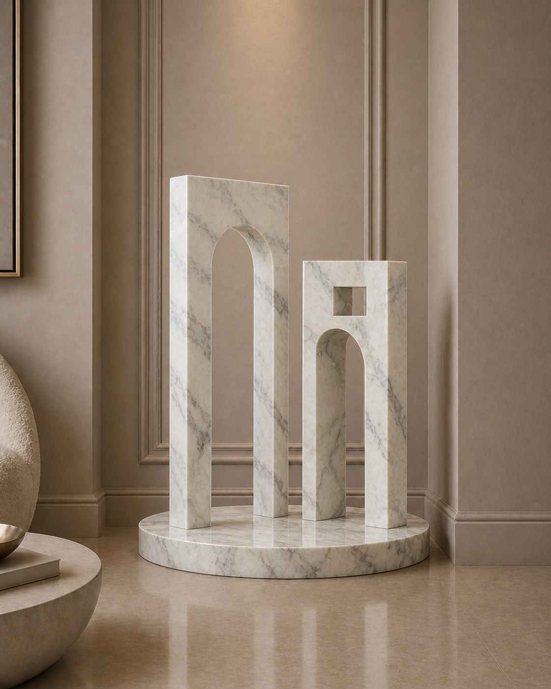 Marble Gate Duo - Glacier Silk