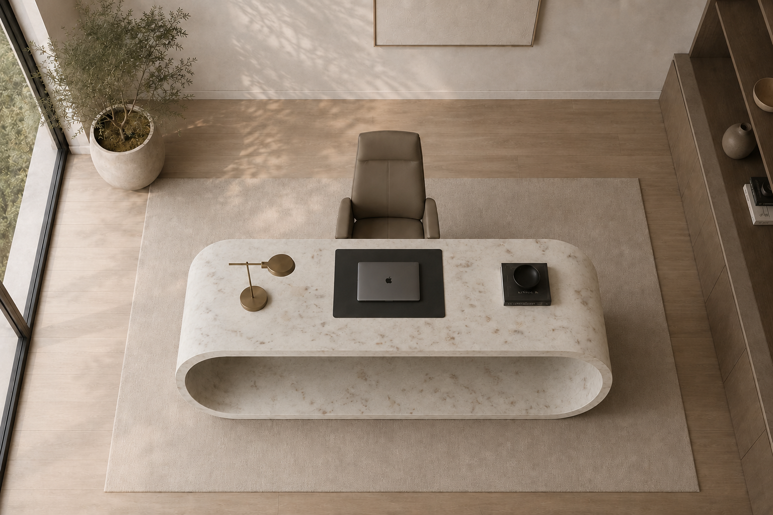 Elysian Curve Desk - View 1