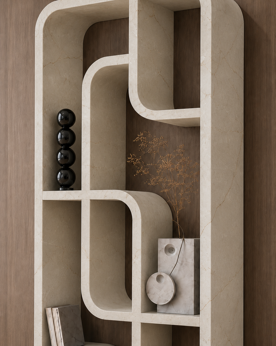 Noir Path Bookshelf - View 3