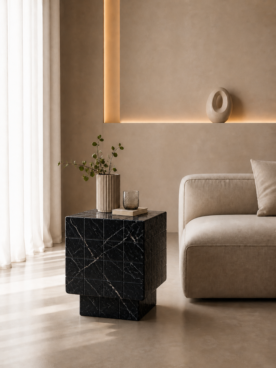 Cubrixa Side Table - View 3