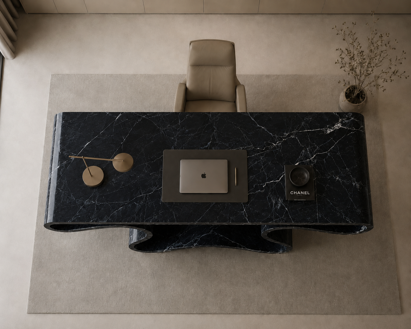 Orvelle Waveform Desk - View 2