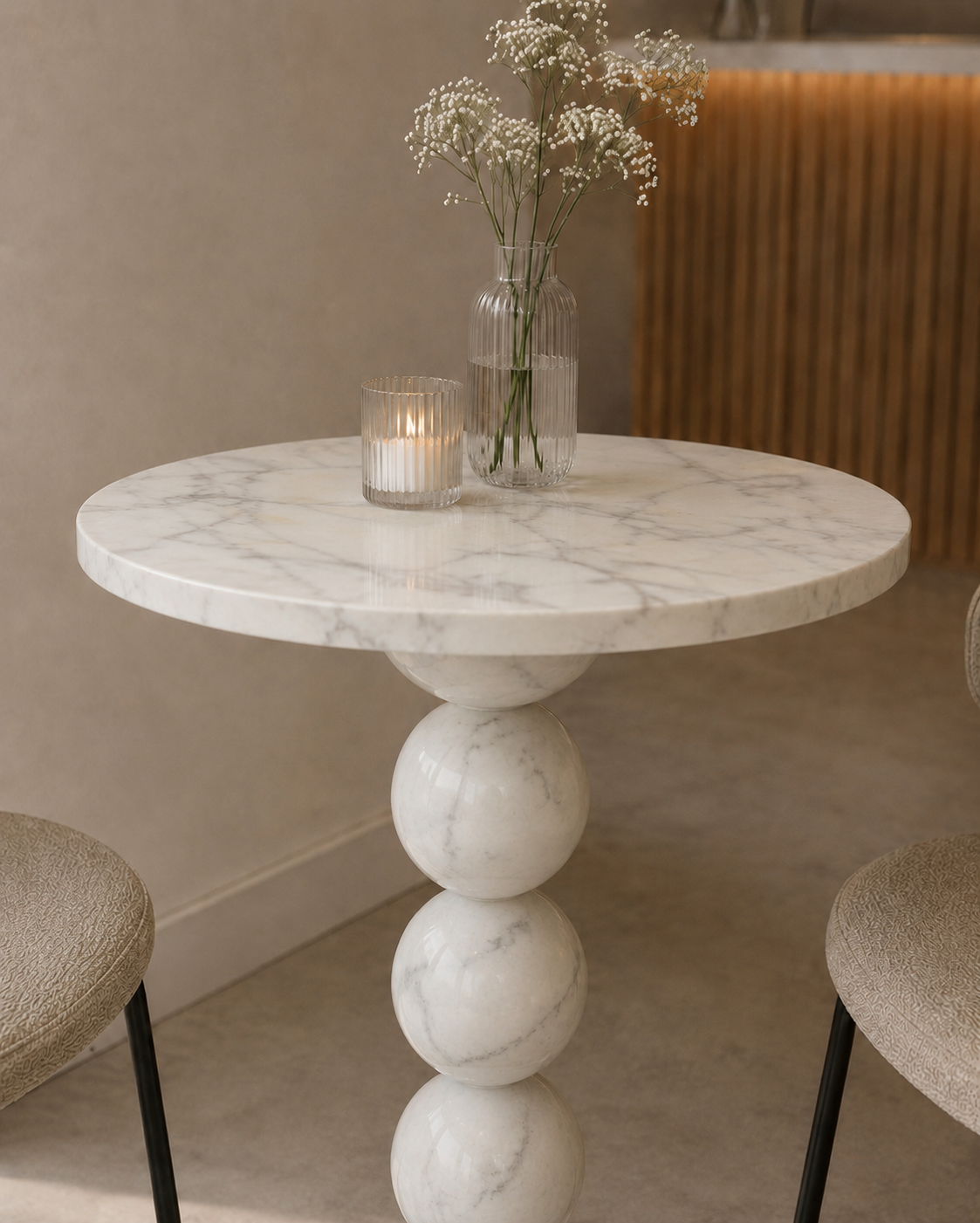 Sphere Column Bistro Table - View 3