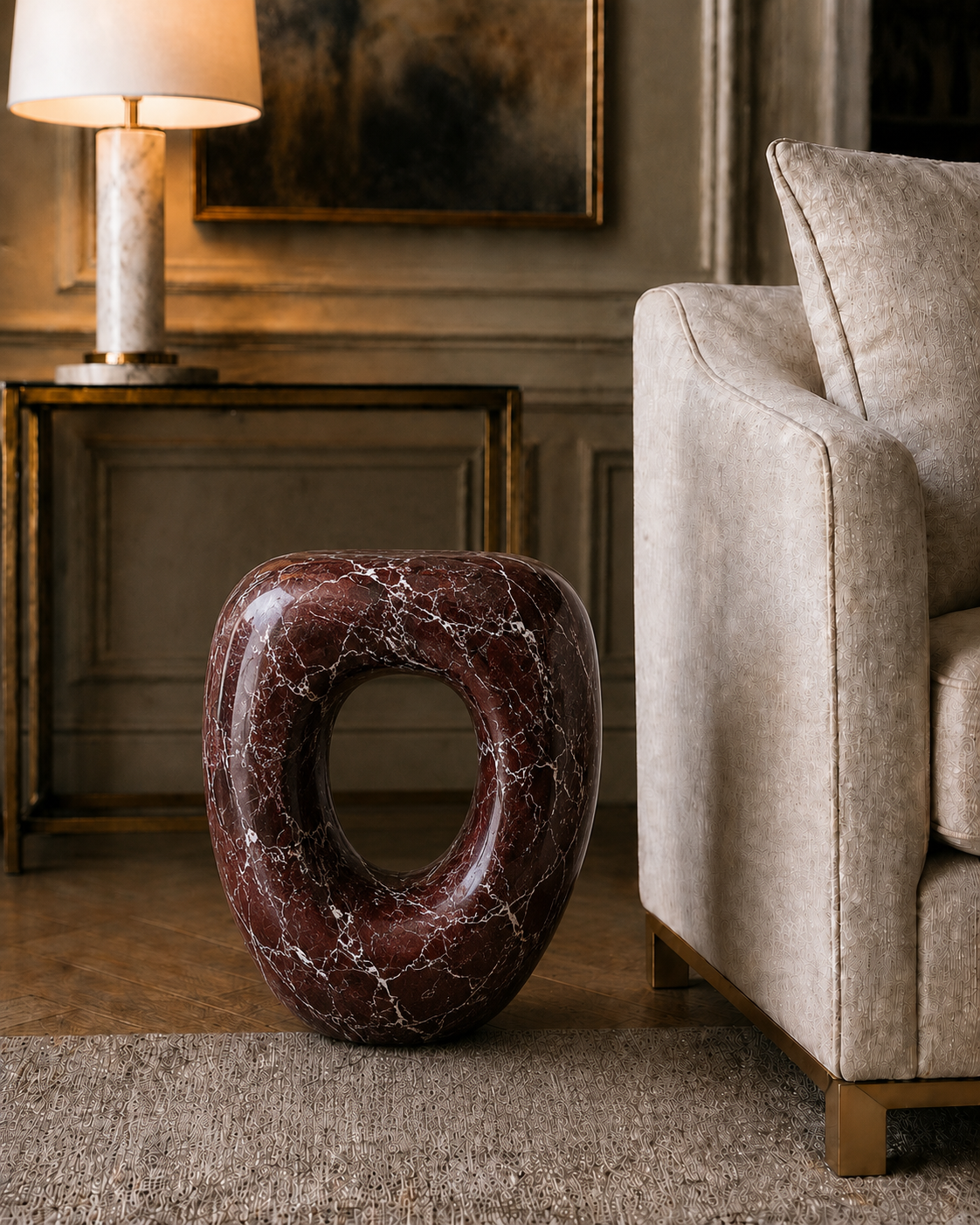Oval Art Piece